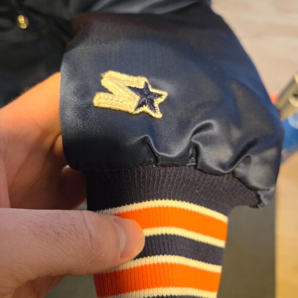 PLEASE READ DESCRIPTION - Vintage Detroit Tigers Starter Jacket Adult Medium - Picture 6 of 16